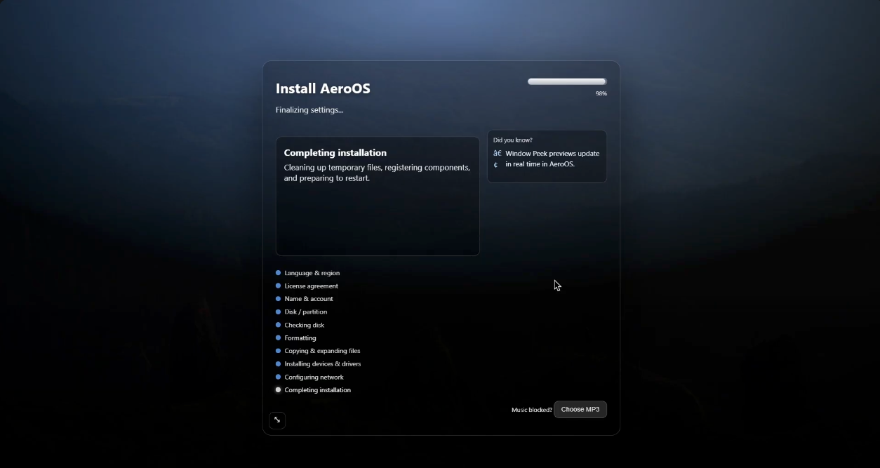 AeroOS Installer